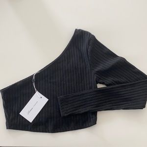 Lovers + Friends One Shoulder Crop Top NWT!!